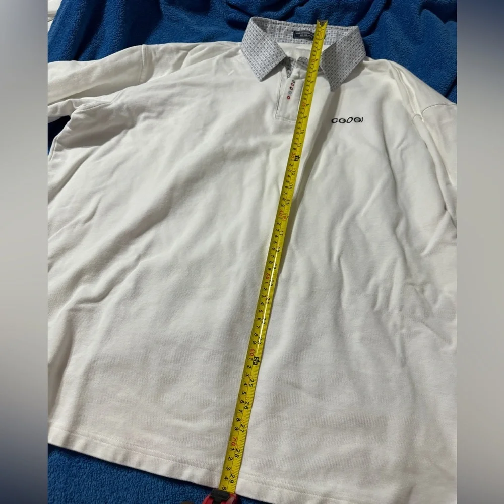 PreOwned COOGI 4xl Long sleeve cotton polo with French cuffs​ 58# - Picture 10 of 13